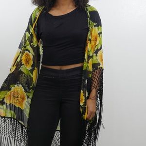 Floral robe/ kimono
